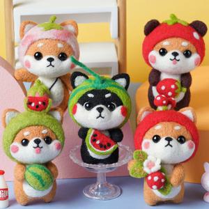 DIY 양모펠트 강아지 패키지 set 니들펠트