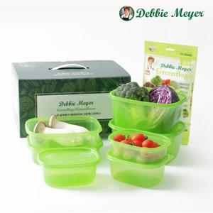 데비마이어 그린박스 반찬통 냉장고정리 소분용기 집들이 신혼선물 세트 6세트 18p