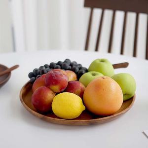 니코트 우드 라운드 플레이트 XL