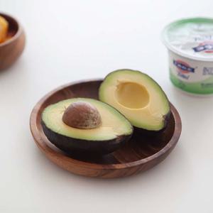 니코트 우드 라운드 플레이트 S