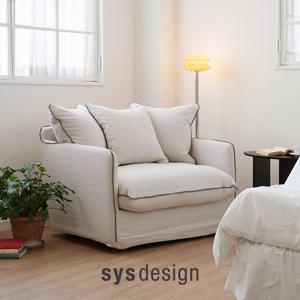 [11.24-30 GS블랙위크세일][시스디자인] 코코 패브릭 1인 소파