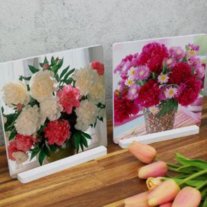 아트박스/꾸밈 pa855-스탠드액자2P_금전을불러오는모란꽃