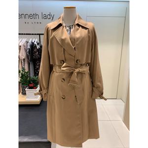 [케네스레이디]자연스러운핏트랜치코트 EGTCJI99