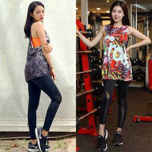 여성 박스나시 뉴엣지 레깅스 상하의 세트 요가 필라테스 JY129