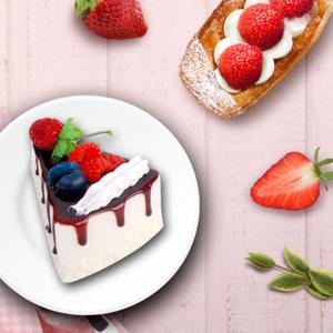 모형빵 조각케익 냉장고자석 모형소품 인테리어소품 촬영소품