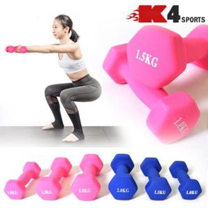 K4 네오프렌아령(K4-60) 다이어트미용아령 덤벨2kg