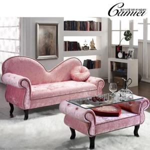 [까미엘]에리스 실크벨벳 2인쇼파+테이블(TY_BE201s)