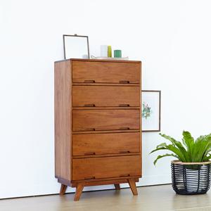 유씨엠 클레이 원목 5단 서랍장 700 침실가구 수납장