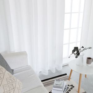 까르데코 디망쉬 화이트암막커튼 4장(아일렛형)