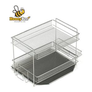 허니비 304 올스텐 식기건조대 2단 대형 자동물빠짐