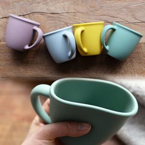 파스텔 실리콘 컵 머그컵 4color