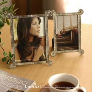 [루미아] 다이아 실버 인피니티 액자세트 4R+5R [웨딩액자]