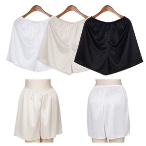 새틴 3부속바지/속치마바지/4계절 여성속바지/숏 미니속바지
