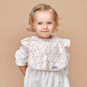 벨몽 엔젤 방수 아기 자기주도 이유식 턱받이-화이트보타닉