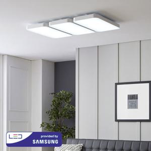 LED삼성칩 시스템 화이트 거실등 180W (60W x 3)
