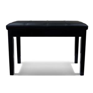 수납형 2인용 피아노의자 블랙