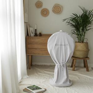 [베베데코] 발뮤다 샤오미 선풍기커버 자수 모먼트 그레이