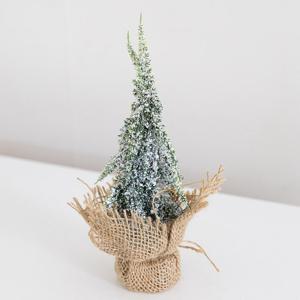 크리스마스트리 스노우 미니트리 주머니트리 22cm 소형 테이블 탁상용 데코 소품 장식