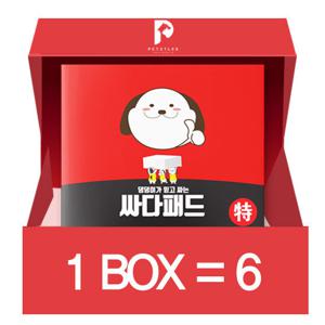 싸다패드 특대형 30매x6팩(180매) 논슬립 미끄럼 방지 애견 패드