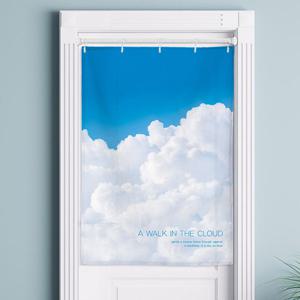 상상후 인더클라우드 패브릭포스터 85x120cm 가리개 커튼 풍경