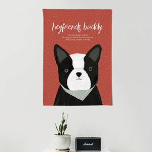 상상후 헤이프렌즈 버디 패브릭포스터 50x70cm 가리개 침실 거실 캐릭터