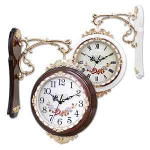 엔틱 유럽풍 인테리어 양면 시계