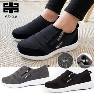 크롭 커플 방수 패딩 슬립온 방수 운동화 여성 방한화 털 신발