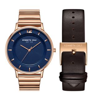 KENNETH COLE 케네스콜 남성용 시계 가죽밴드 세트 KC50912004