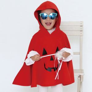 [무지개나무]잭오랜턴 옆트임 후드망토