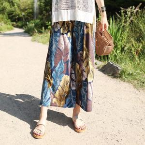 [하늘바라기][하늘바라기] 야자수 와이드 팬츠