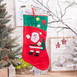 [1개 추가증정] 크리스마스 양말 인형 트리 장식 보급 특대 4종 42cm 3타입 꾸미기 소품 용품 오너먼트
