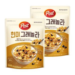 포스트 대용량 그래놀라 현미 900g 2개