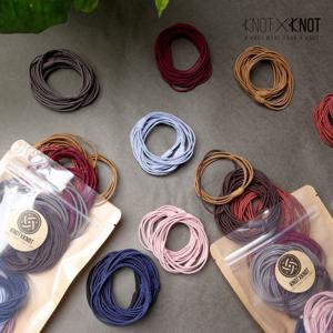 [KNOTXKNOT] 4중이라 꽉잡아주는 핸드메이드매듭 머리끈 50pcs