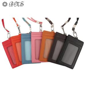 [비앤에스][BNS]소가죽 V철망 목걸이형 카드 홀더 BH-7-0006