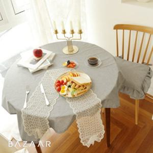 [바자르] 데일리 멜란지 식탁보(2인용/110x110)