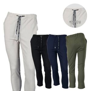 [엣지애]인디오 남녀공용 스판 마 일자밴드 긴바지 MCPIN8045