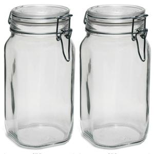 보르미올리 유리 피도병 1500ml 투명 2개세트