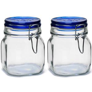 보르미올리 유리 피도병 750ml 블루 2개세트