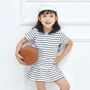 [무지개나무]마린룩 유아 여아 상하복 상하세트