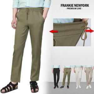 [프랭키뉴욕]프랭키뉴욕 여름 봄 남자 밴딩 스판슬랙스 9부_HE9P