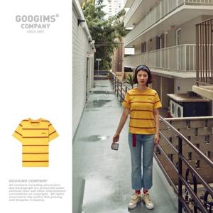 [구김스]구김스 0729_YDW 스트라이프 반팔티셔츠 (G18MMRT315)