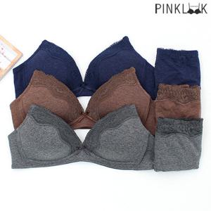 [핑크룩] 어게인 코튼노와이어 브라팬티 6종세트