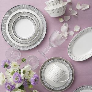 [한국도자기]레트로그레이 4인 홈세트 21p