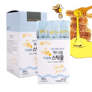 [강원양봉] 프리미엄 야생화 스틱꿀 (15gx30개입)x2박스