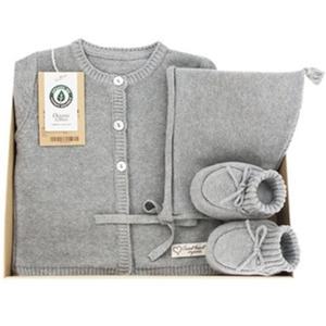 [스윗하트오가닉]오가닉 코튼 내츄럴 유아 니트 선물세트(0세~12