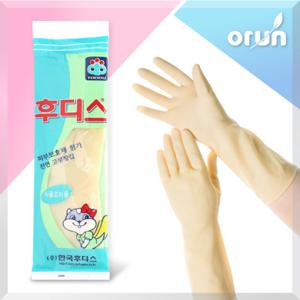 후디스 식품조리용 고무장갑 _위생장갑 주방장갑