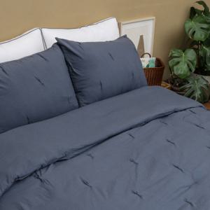 포홈 워싱 피그먼트 자수 차렵이불 SS (2 color)