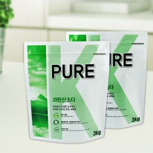 PURE(퓨어) 과탄산소다 3kg X 2개
