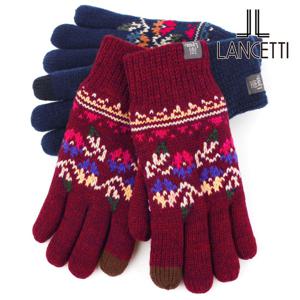 [란체티] 장미 여성용 니트장갑 TN-1572