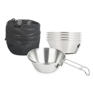 캠핑용 시에라 스텐컵 5P+망